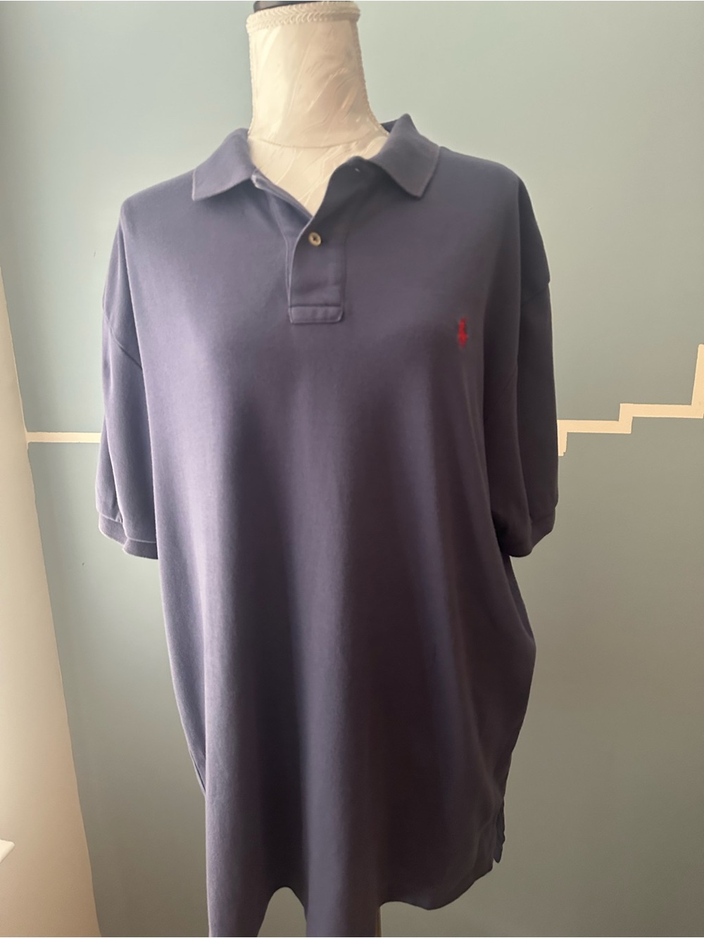 Polo by Ralph Lauren Navy Polo with Red Logo